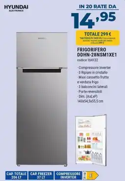Sinergy Frigorifero Hyundai offerta