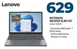 Sinergy Lenovo Notebook Ideapad Slim 3 R7 offerta