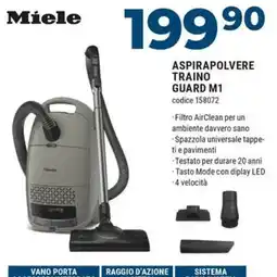 Sinergy Miele Aspirapolvere Traino Guard M1 offerta