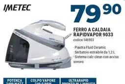 Sinergy Imetec ferro a caldaia rapidvapor 9033 offerta