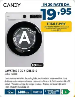 Sinergy Candy lavatrice offerta