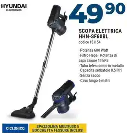 Sinergy Scopa elettrica Hyundai Electronics HHN-SF60BL offerta