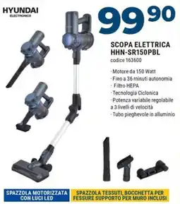 Sinergy Scopa elettrica Hyundai Electronics HHN-SR150PBL offerta