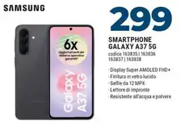 Sinergy Samsung Smartphone Galaxy A37 5G offerta