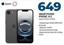 Sinergy Smartphone iPhone 16 E offerta