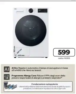Sinergy LG asciugatrice offerta