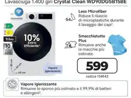Sinergy Lavasciuga 1.400 giri Crystal Clean offerta