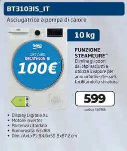 Sinergy Asciugatrice Beko a pompa di calore offerta