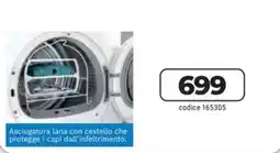 Sinergy Asciugatura lana con cestello offerta