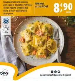 Deco Superfreddo Ravioli al salmone offerta