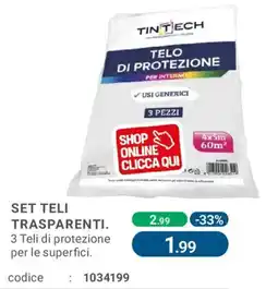 Cfadda Telo di protezione Tintech offerta