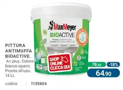 Cfadda Pittura antimuffa bioactive MaxMeyer offerta