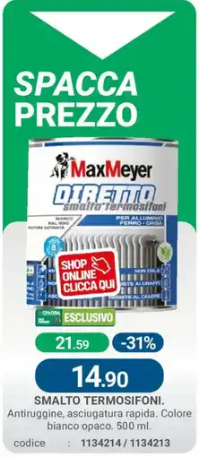 Cfadda MaxMeyer smalto termosifoni offerta