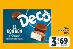 Deco Superfreddo Decò Bon Bon Panna offerta