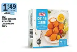 Deco Superfreddo Vici chele di surimi al sapore di granchio offerta