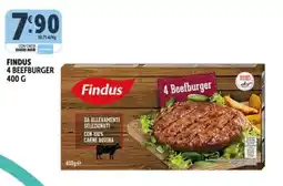 Deco Superfreddo Findus 4 Beefburger offerta
