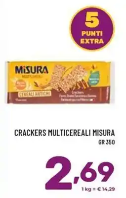 Il Centesimo Crackers multicereali Misura offerta