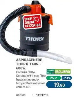 Cfadda Aspiracenere Thorx offerta