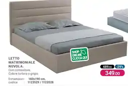 Cfadda Letto matrimoniale Nuvola offerta
