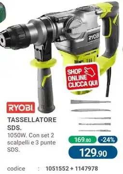 Cfadda Tassellatore SDS RYOBI offerta