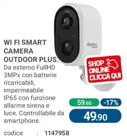 Cfadda Wi Fi Smart Camera Outdoor Plus domo offerta