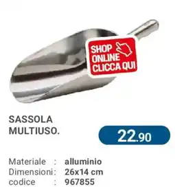 Cfadda Sassola multiuso offerta