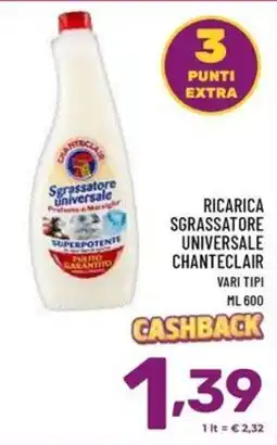 Il Centesimo Sgrassatore universale Chanteclair offerta