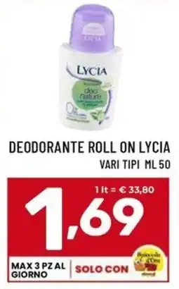 Il Centesimo Deodorante roll on Lycia offerta