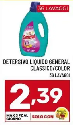 Il Centesimo Detersivo liquido General classico/color offerta