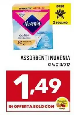 Il Centesimo Assorbenti Nuvenia offerta