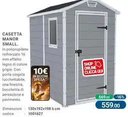 Cfadda Casetta Manor Small offerta