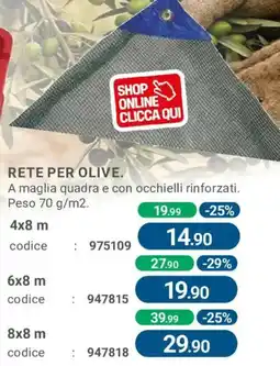 Cfadda Rete per olive offerta