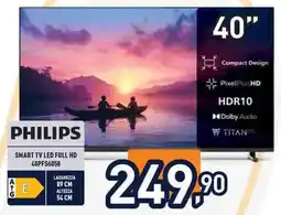 Unieuro Philips Smart TV LED Full HD 40PFS6050 offerta