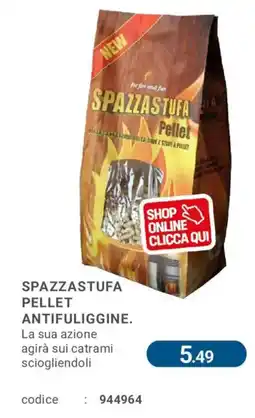 Cfadda Spazzastufa pellet antifuliggine offerta