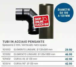 Cfadda Tubi in acciaio pensante offerta