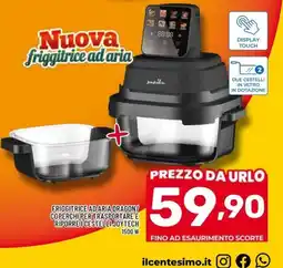 Il Centesimo Friggitrice ad aria Dragon Joytech offerta