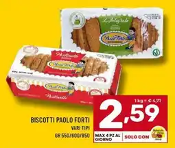 Il Centesimo Biscotti Paolo Forti offerta