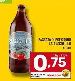 Il Centesimo Passata di pomodoro La Russolillo offerta