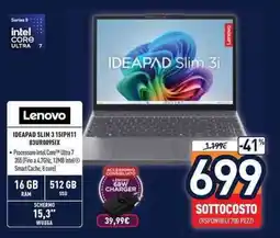Unieuro Lenovo IDEAPAD SLIM 3 offerta