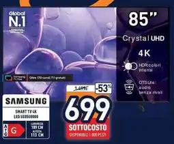 Unieuro Samsung Smart TV 4K offerta