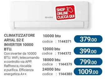 Climatizzatore Aryal S2 E