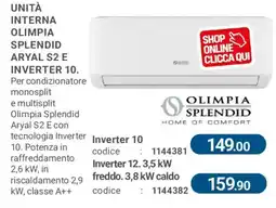 Cfadda Olimpia Splendid Aryal S2 E Inverter offerta