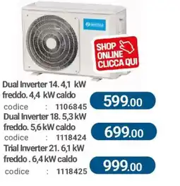 Cfadda Dual Inverter 14.4,1 kW offerta