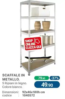 Cfadda Scaffale in metallo offerta