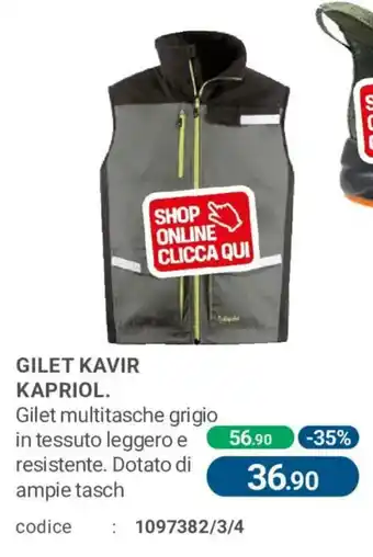 Gilet Kavir Kapriol