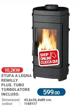 Cfadda Stufa a legna Remilly offerta