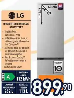 Unieuro Frigorifero combinato LG offerta