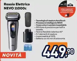 Unieuro Rasoio Elettrico NEVO 11000c offerta