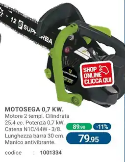 Cfadda Motosega Superba offerta