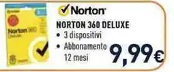 Unieuro Norton 360 Deluxe offerta
